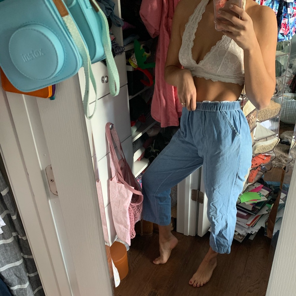 National vintage denim Capri pants